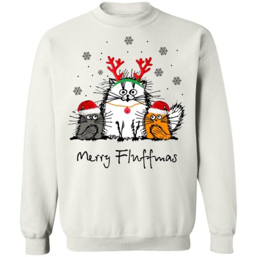Cat Merry Fluffmas sweatshirt
