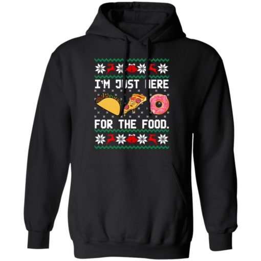 I’m Just here for the food Christmas sweater