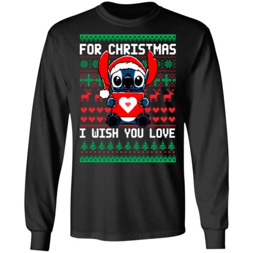 Stitch For Christmas I wish you love sweater