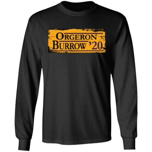 Orgeron Burrow 2020 shirt