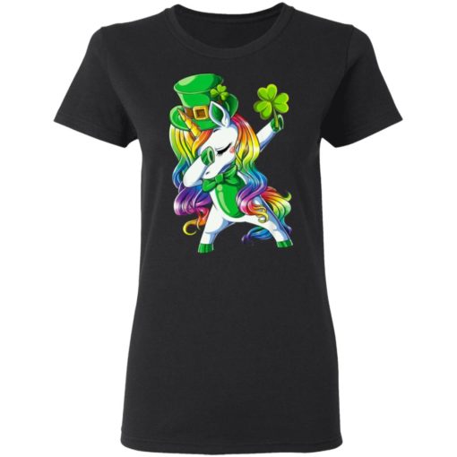 Dabbing Unicorn Irish shirt