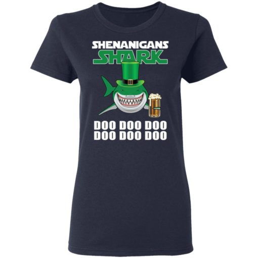 Patrick Day Shenanigans Shark Doo Doo Doo shirt