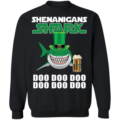 Patrick Day Shenanigans Shark Doo Doo Doo shirt
