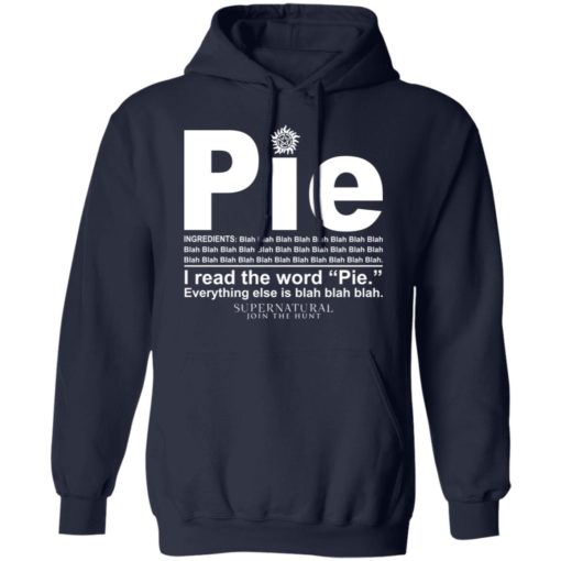 Pie I read the word everything ales is blah blah shirt