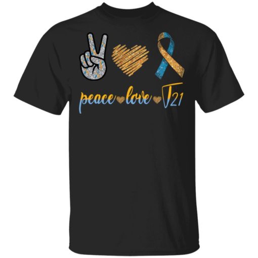 Peace Love Cure Diabetes Awareness shirt