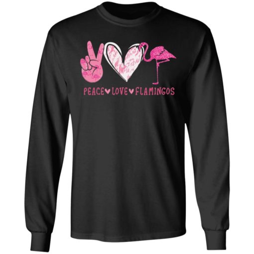 Peace Love Flamingo shirt