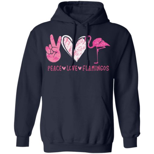 Peace Love Flamingo shirt