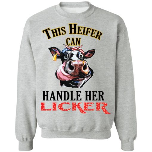 This heifer can handle her licker shirt