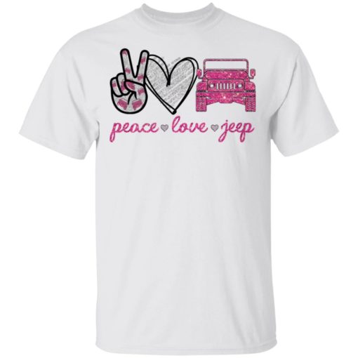 Peace love Jeep shirt