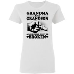 Grandma and Grandson a bond that can't be broken shirt - Ladies T-Shirt, White