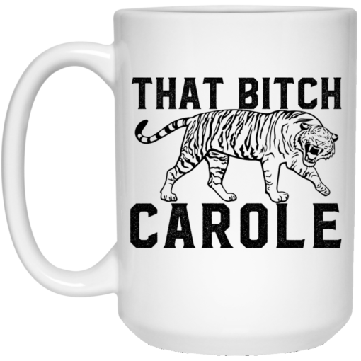 Joe Exotic tiger king That Bitch Carole mug