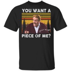 You want a piece of me Seinfeld vintage shirt - T-Shirt, Black