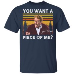 You want a piece of me Seinfeld vintage shirt - T-Shirt, Navy