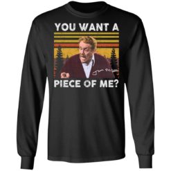 You want a piece of me Seinfeld vintage shirt - Long Sleeve, Black