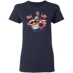Truffle Shuffle Freedom 4th July shirt - Ladies T-Shirt, Navy
