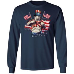 Truffle Shuffle Freedom 4th July shirt - Long Sleeve, Navy
