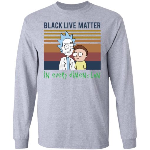 Black live matter Rick and Morty shirt