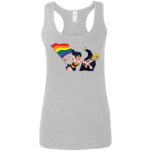 LGBT Wonder Woman Punching Trump shirt