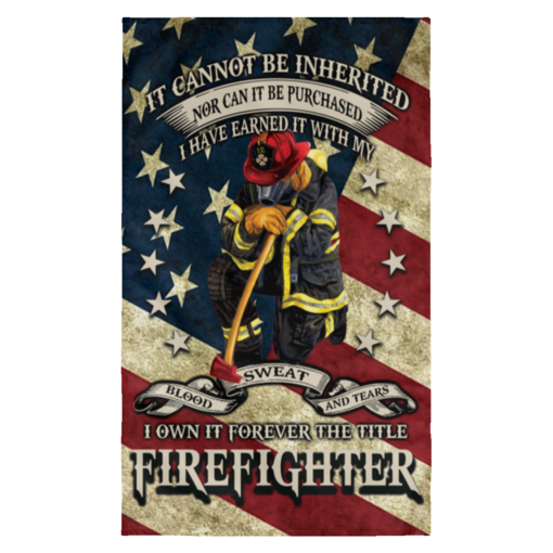 It cannot be inherited nor can it be purchased firefighter flag