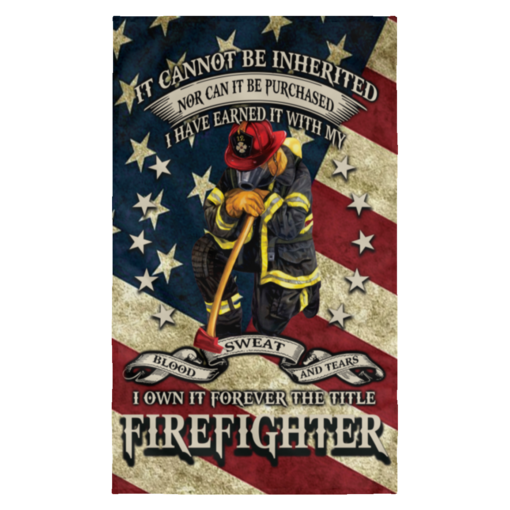 It cannot be inherited nor can it be purchased firefighter flag