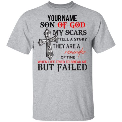 Personalized name Son of God shirt