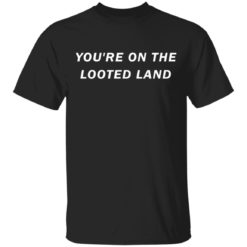 You’re on the looted land shirt