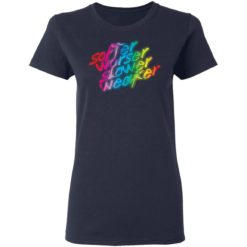 Softer Worser Slower Weaker shirt - Ladies T-Shirt, Navy