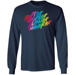 Softer Worser Slower Weaker shirt - Long Sleeve, Navy