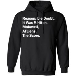 LeBron Reasonable Doubt It Was Written Makaveli ATLiens shirt