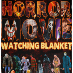 This is my Horror Movie Watching Blanket