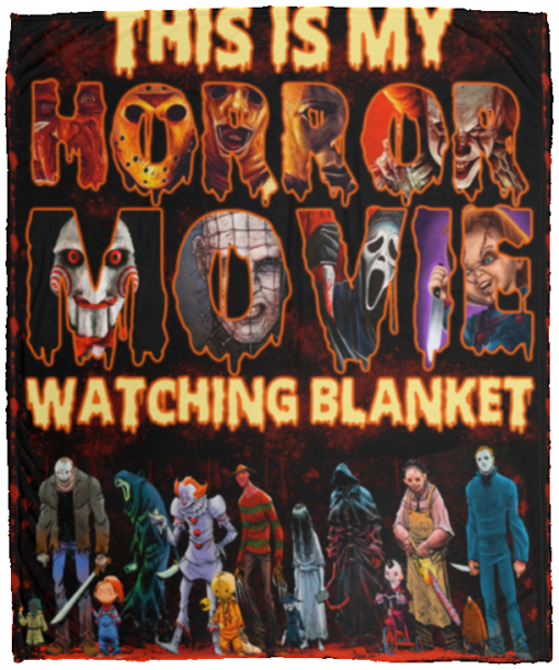 This is my Horror Movie Watching blanket