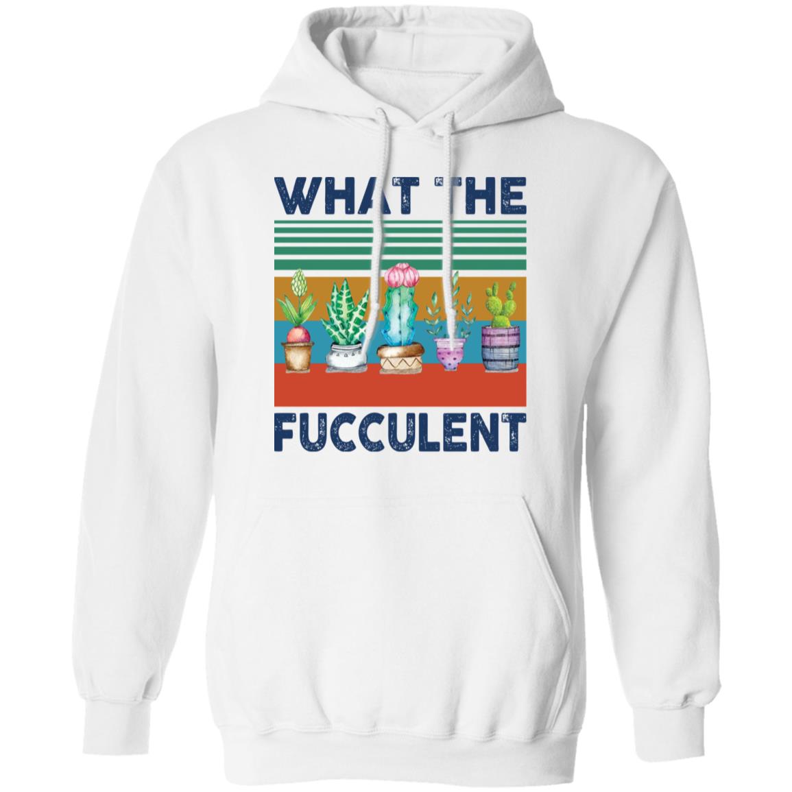 What the fucculent shirt - Hoodie, White