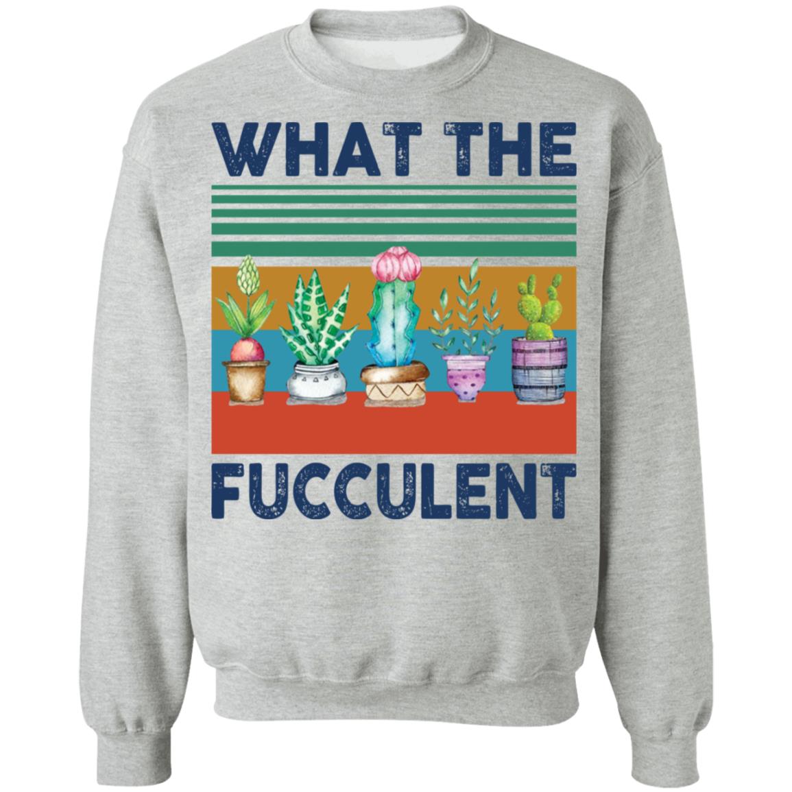 What the fucculent shirt - Sweatshirt, Sport Grey