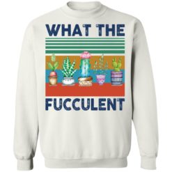 What the fucculent shirt - Sweatshirt, White