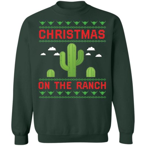 Cactus Christmas On The Ranch sweater