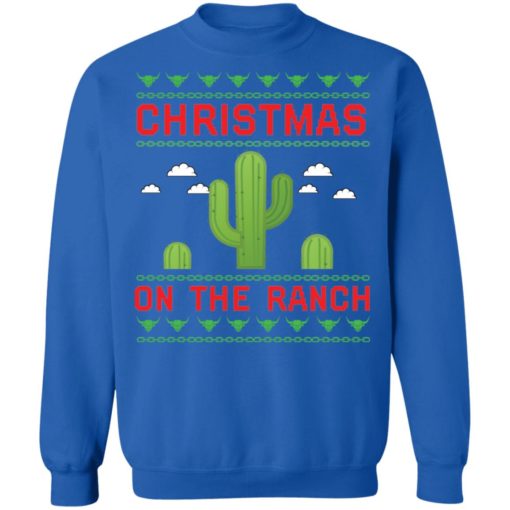 Cactus Christmas On The Ranch sweater