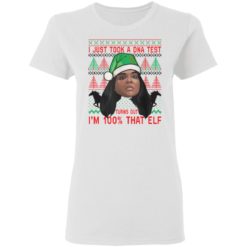 Lizzo 100 Percent That Elf Christmas Sweater - Ladies' T-Shirt, White
