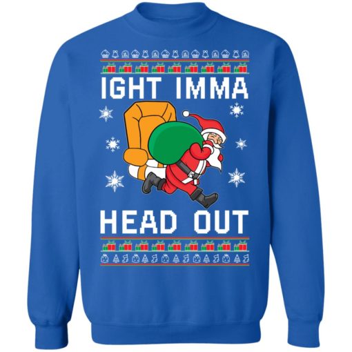 Ight Imma Head Out Christmas sweater