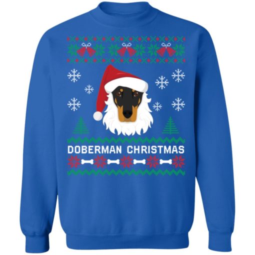 Doberman Christmas sweater