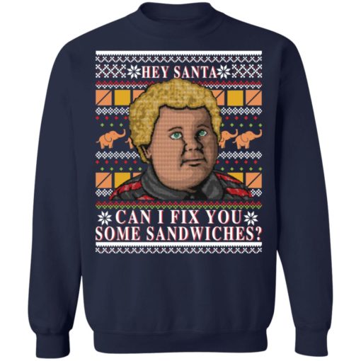 Thurman Merman Hey Santa can I fix you some sandwiches Christmas sweater
