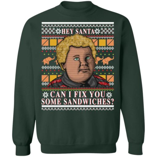 Thurman Merman Hey Santa can I fix you some sandwiches Christmas sweater