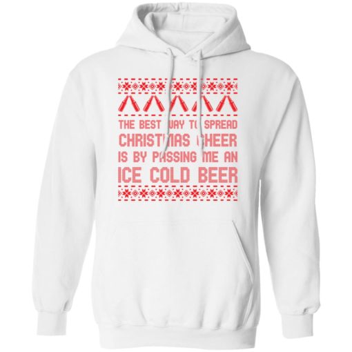 The best way to spread Christmas cheer is by passing me an ice cold beer sweater