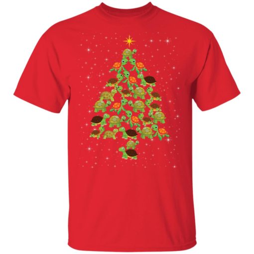Turtle Christmas tree sweatshirt