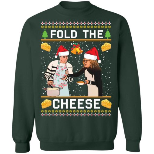 Schitt’s Creek fold the cheese Christmas sweater