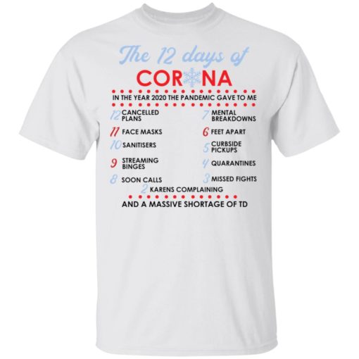 The 12 days of corona shirt