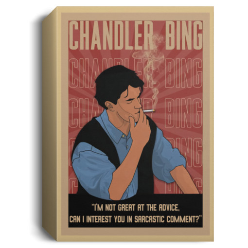 Chandler Bing smoke poster, canvas
