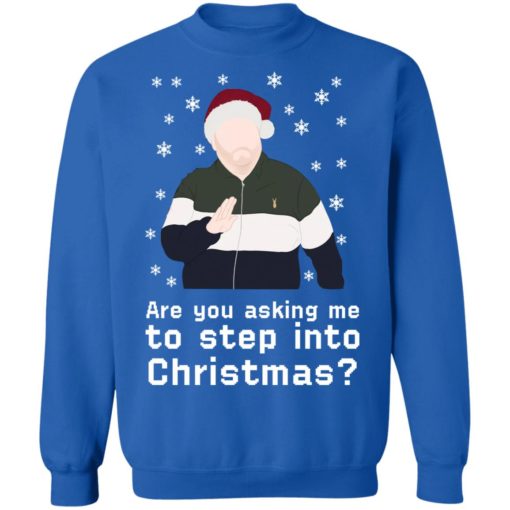 James Corden  Are you asking me to step into Christmas sweatshirt