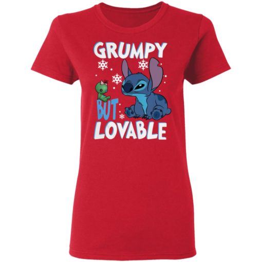 Stitch Grumpy but lovable Christmas sweatshirt