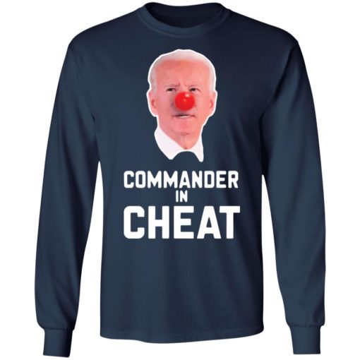 Joe B*den commander in cheat shirt