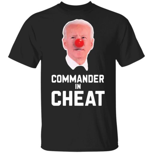Joe Biden commander in cheat shirt
